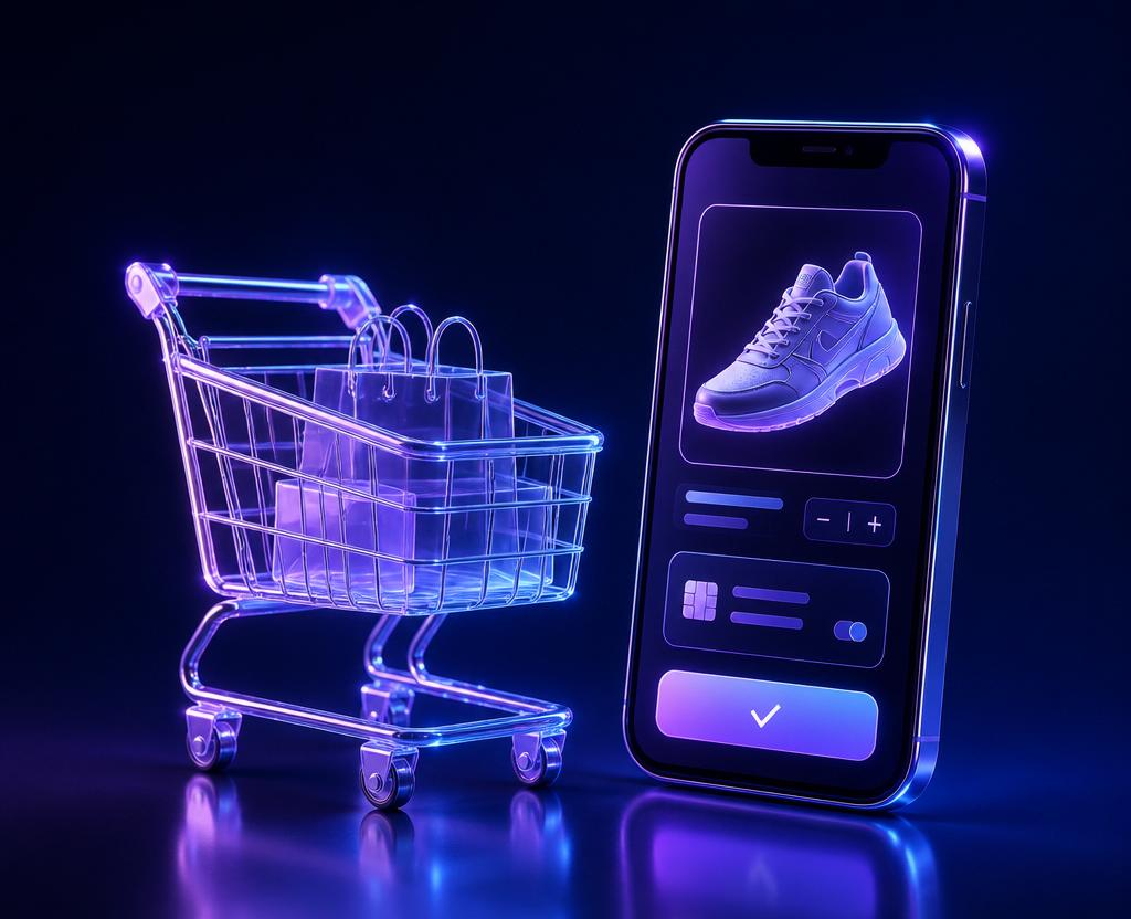 E-Commerce Solutions illustration