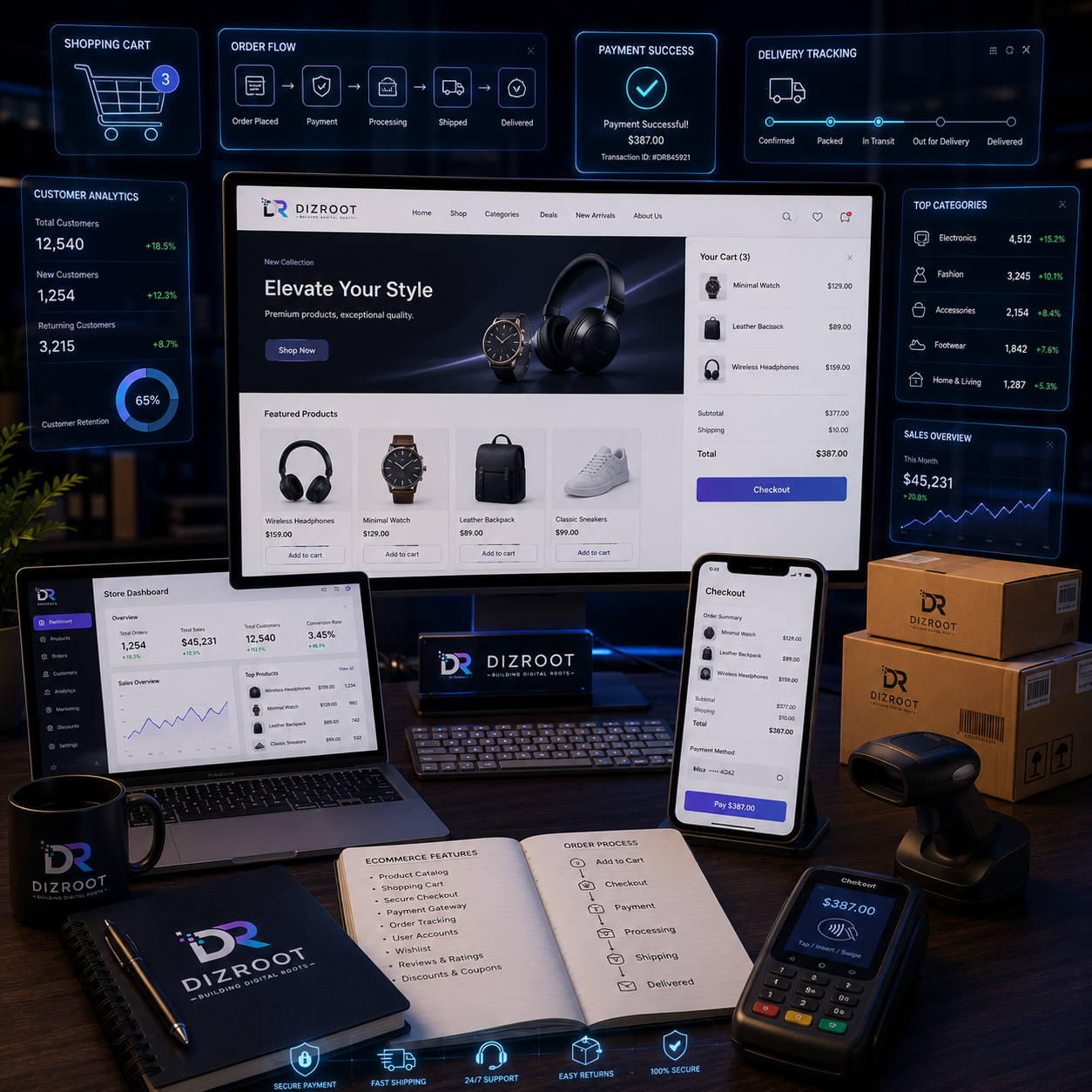 E-commerce illustration